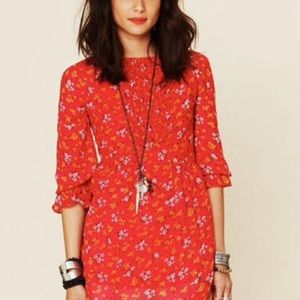 Free People Floral Tunic
